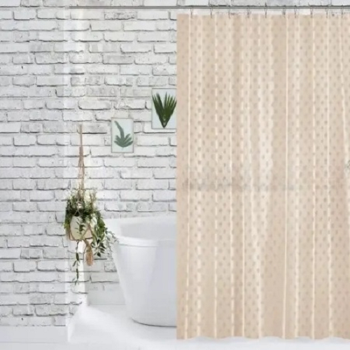 Шторка для ванної 180*180см поліестер жаккард 12 кілець JC11-0603-pastel Дариана Житомир - изображение 1