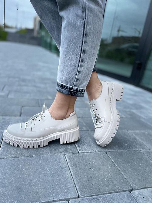 Olli Туфлі жіночі OLLI T-306-Астра кофе (весна-осінь, шкіра натуральна) (4792) Коломия - фото 8