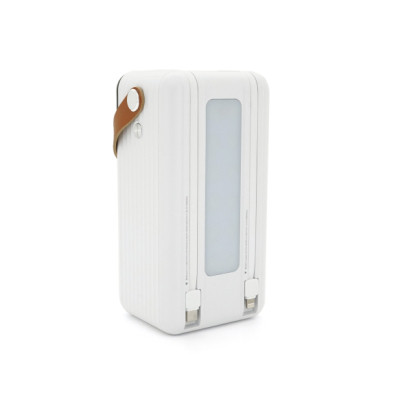 Батарея універсальна Remax 60000mAh, 22.5W, PD+QC, 2*USB+Type-C+Lightning, Black/White (RPP-565) Вінниця - фото 4