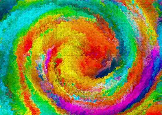 Пазл Барвистий градієнтний вихор - Colorful Gradient Swirl (Enjoy-1236) Киев