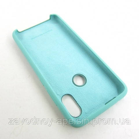 Xiaomi Redmi Note 6 pro чехол мятный Silicone Cover mint Одесса - изображение 2