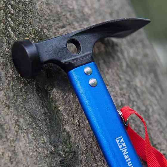 Кемпинговый молоток Naturehike NH15A010-I, алюминий, голубой Ровно