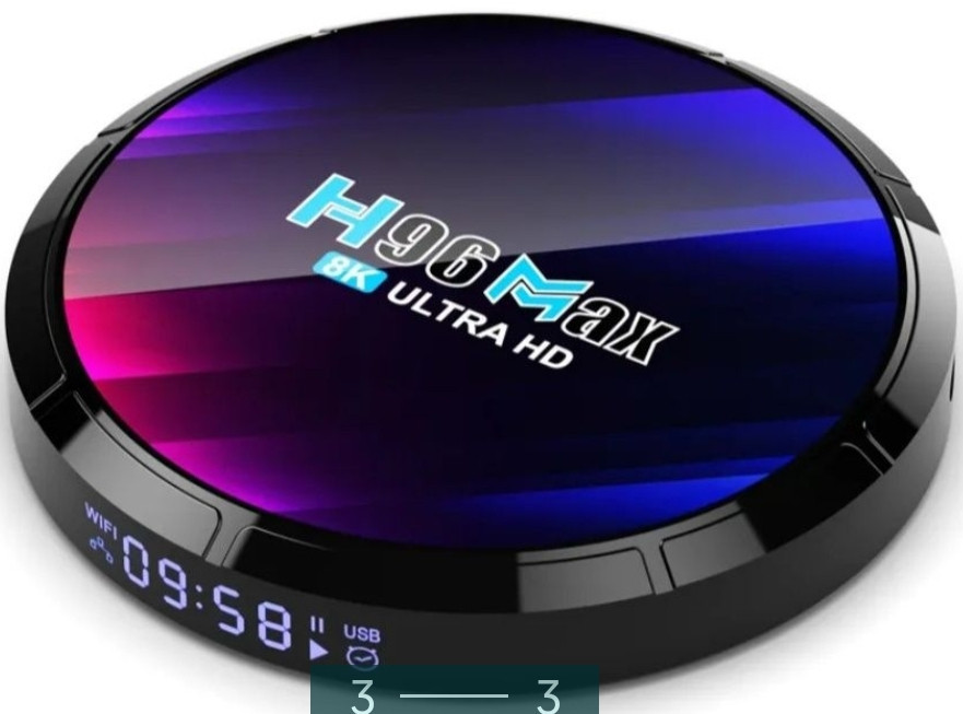 Приставка: Smart TV 4/64Gb. H96 MAX RK3528 c Android 13 Харків - фото 3