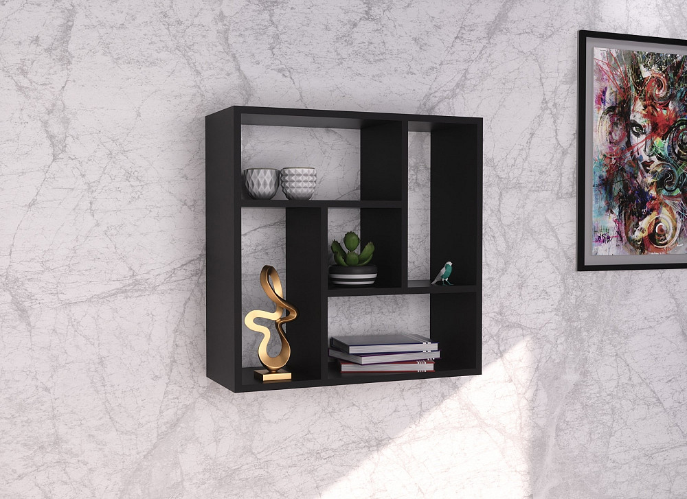 Полиця навісна П-3, Антрацит, 610/230/610 Львів - фото 2