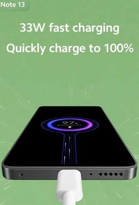 Смартфон Xiaomi Redmi Note 13 8/256Gb. Midnight Black.абсолютно нові, Київ - фото 2