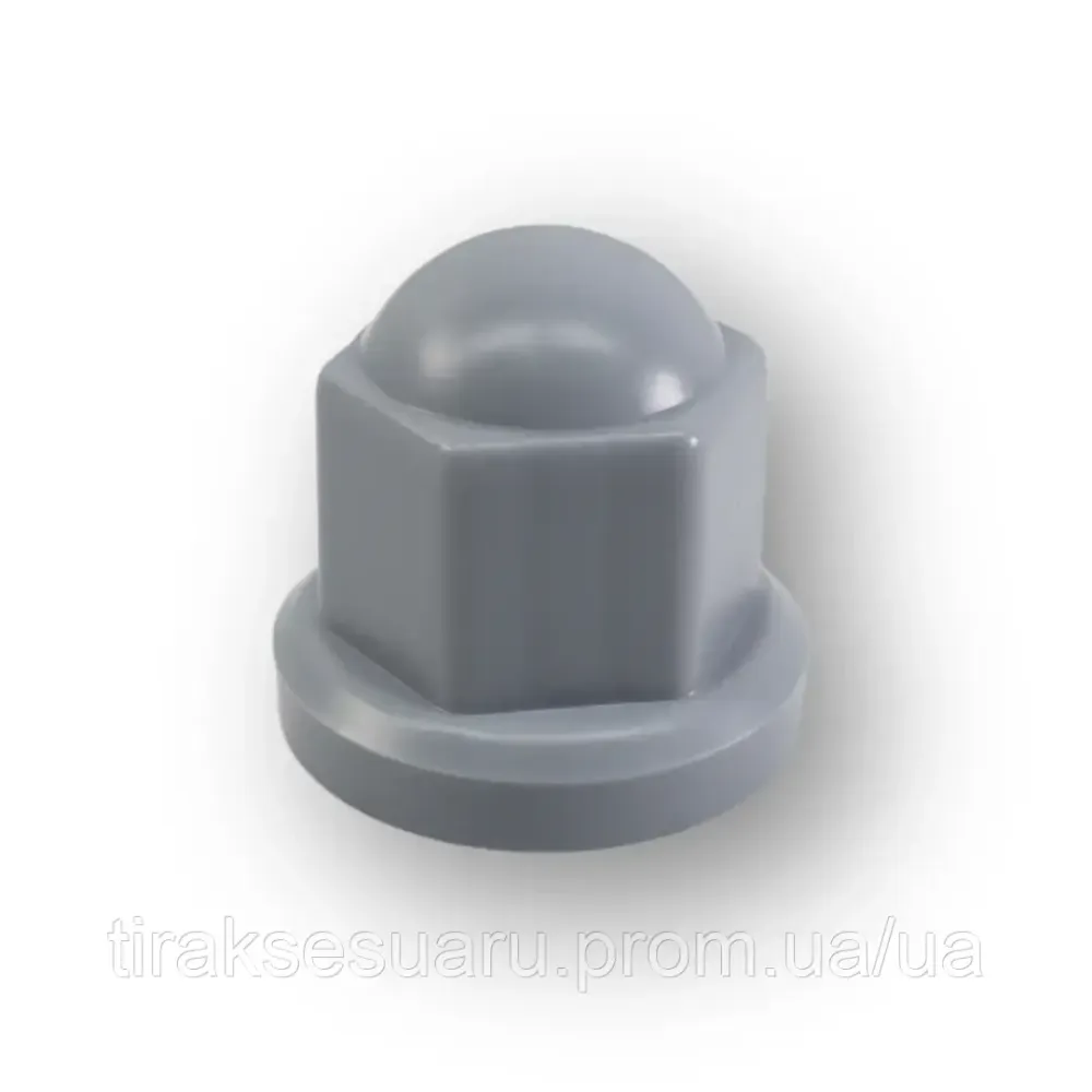 Ковпачок пластиковий на гайку 27 сірий Ковпачок на гайку 27 сірий Луцьк - фото 1