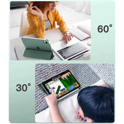 Чехол для планшета BeCover Tri Fold Hard Apple iPad Mini 7 2024 Dark Green (712451) Винница - изображение 7