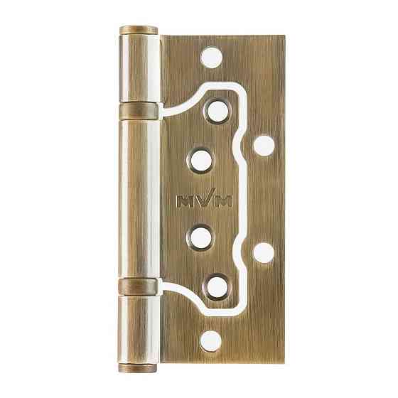 ЗАВИСА ДЛЯ ДВЕРЕЙ УНИВЕРСАЛЬНАЯ НЕВРЕЗНАЯ УСИЛИНА HB-100E AB СТАРА БРОНЗА Киев