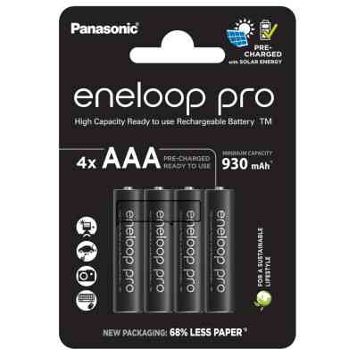 Аккумулятор Panasonic Eneloop AAA 930 mAh Pro NI-MH * 4 (BK-4HCDE/4CP) Винница