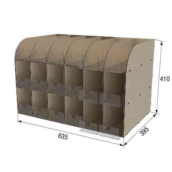 Диспенсер EKOSTAR 18 комірок 635х395х410 Київ