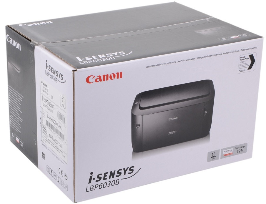 Принтер А4 Canon i-SENSYS LBP6030B (бандл з 2 картриджами) Київ - фото 7