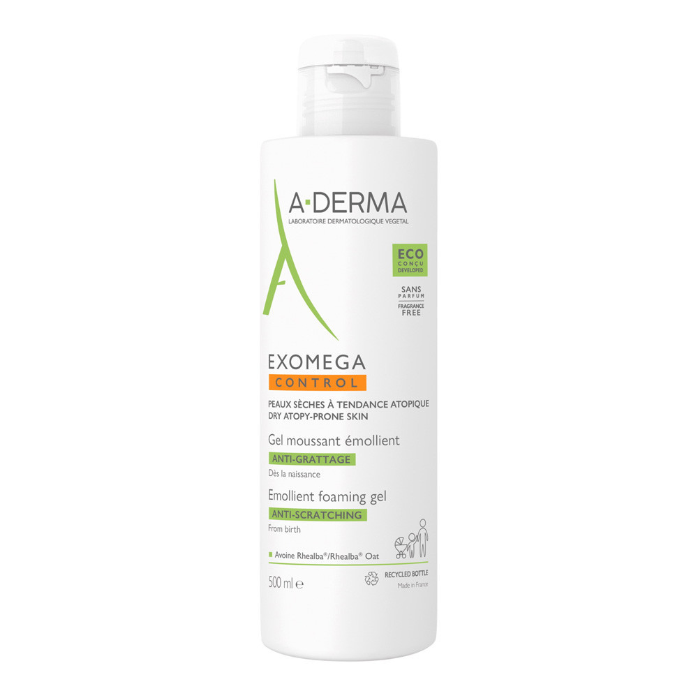 А-Дерма Экзомега Контрол гель очищающий эмолент A-Derma Exomega Control Emollient Foaming Gel 200 мл Днепр - изображение 1