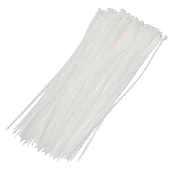 Хомут пластиковий 4*300 мм бiлий, 100 шт Харків
