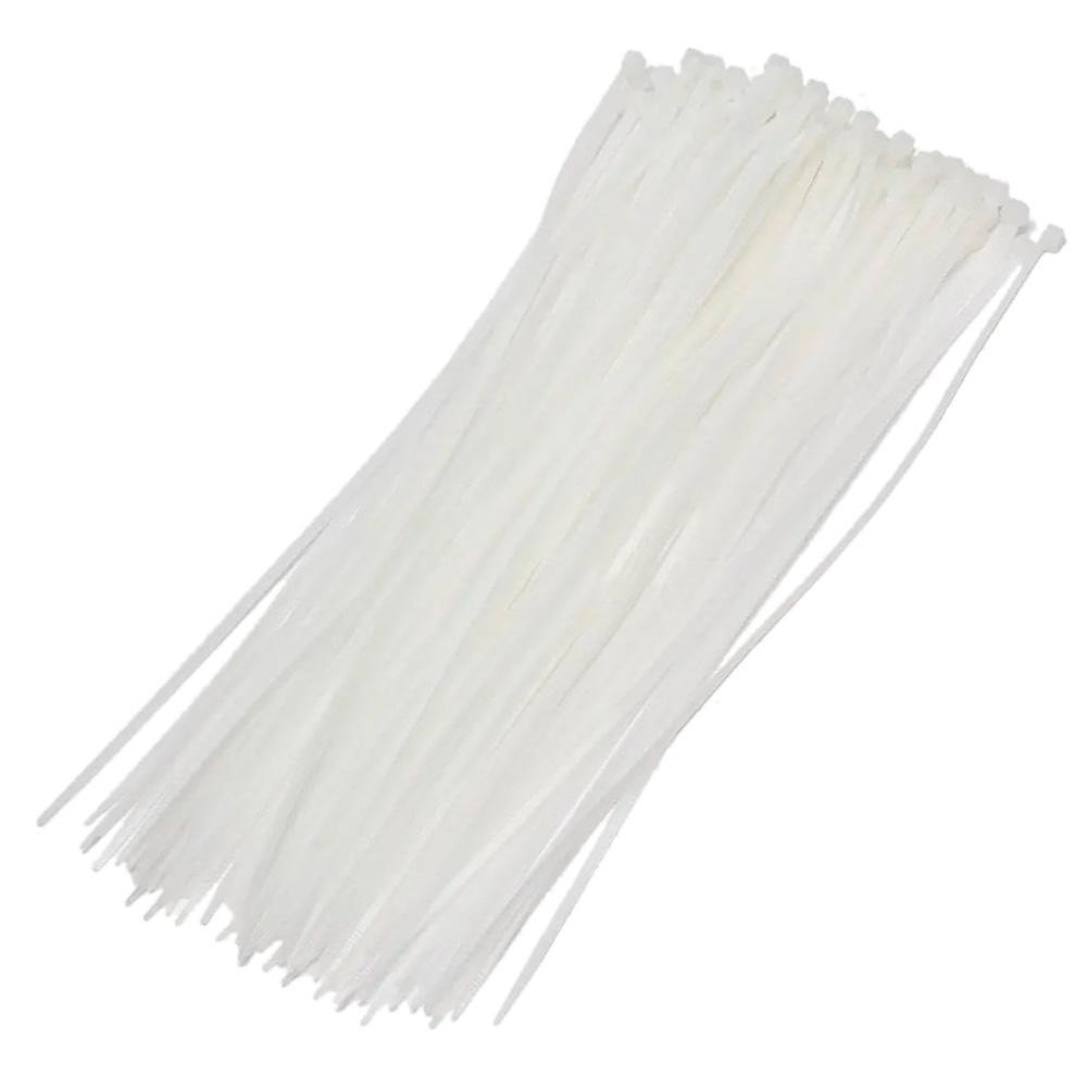 Хомут пластиковий 4*300 мм бiлий, 100 шт Харків - фото 2