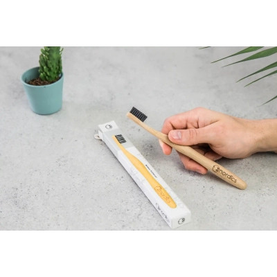 Зубная щетка Nordics Бамбуковая Черная щетина (3800500324012) Винница - изображение 2