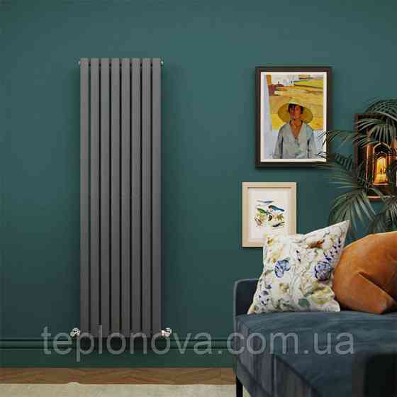 Дизайнерский радиатор IDEALE ADELE антрацит (универсальное подключение) 11 8/1500/472 Черновцы