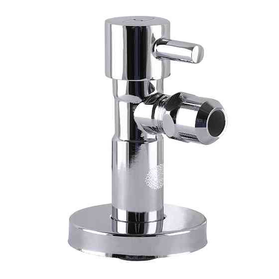 Кран напівобертовий кутовий з цангою SOLOMON 1/2″х 3/8″ Lazer 7076 (000002250) Київ