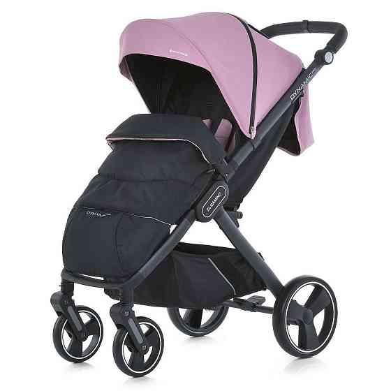 Коляска дитяча EL CAMINO DYNAMIC PRO Mauve Pink прогулянкова з чохлом та дощовиком Рожева (ME 1053-3) Чернігів