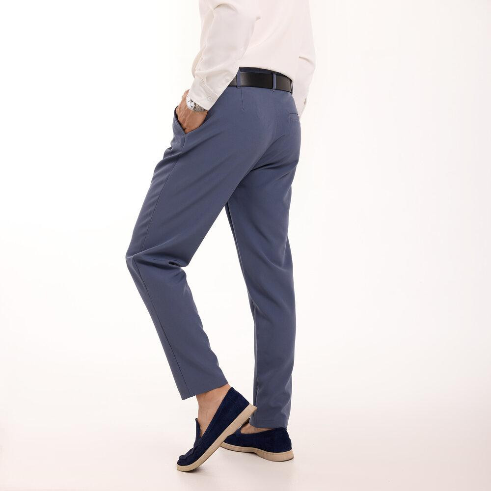 Антрацит темно-серые мужские брюки смарт-кэжуал со стрелками Pobedov Legend Киев - изображение 2