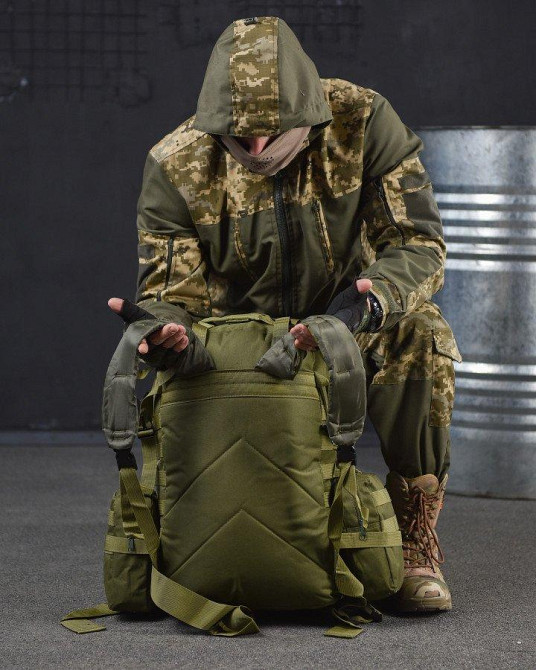 Рюкзак тактический bresh haki 55Л РГ6251 Одесса - изображение 9