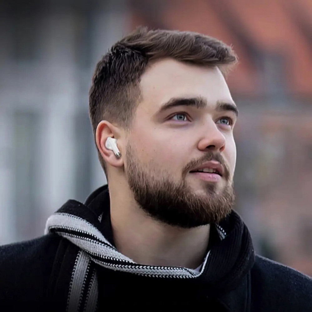Навушники HOCO EQ2 Thought true wireless BT headset Purple Київ - фото 4