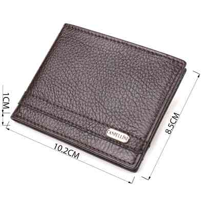 Кошелек Canpellini Зажим из натуральной кожи Коричневый (21517) Винница