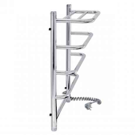 Электрический полотенцесушитель Laris Стандарт П5 500Х660 Э с полкой (правое подкл.) Киев