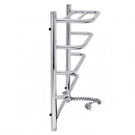 Электрический полотенцесушитель Laris Стандарт П5 500Х660 Э с полкой (правое подкл.) Киев - изображение 3