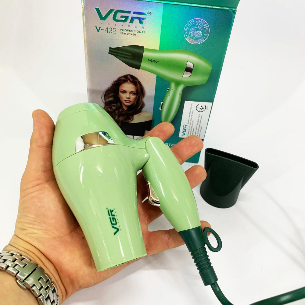 Електричний фен для гладкого волосся VGR, Зручний надійний фен для волосся Сучасний US-55 Львів - фото 3