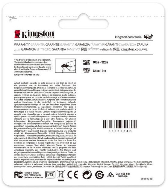 Карта памяти для домофона microSDXC Kingston Canvas Select Plus 256 GB Class 10 А1 UHS-1 Киев - изображение 8