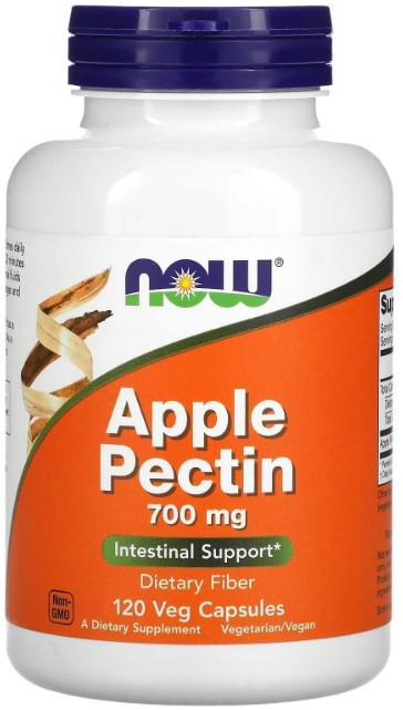Яблочный пектин Now Foods Apple Pectin 700 мг 120 вег капсул Киев - изображение 1