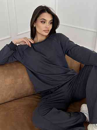 Свитшот женский однотонный Графитовый 50/52 Харьков