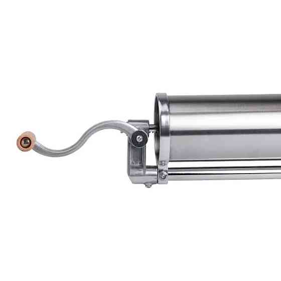 Вертикальний шприц для ковбаси 2,5 л з нержавіючої сталі шприц ковбасний 4 насадки 16788-5 Коломыя