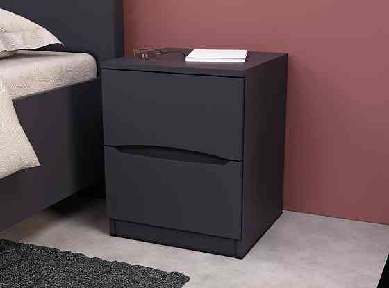 Тумба прикроватная Дельта, Антрацит, 400/400/500 Львов