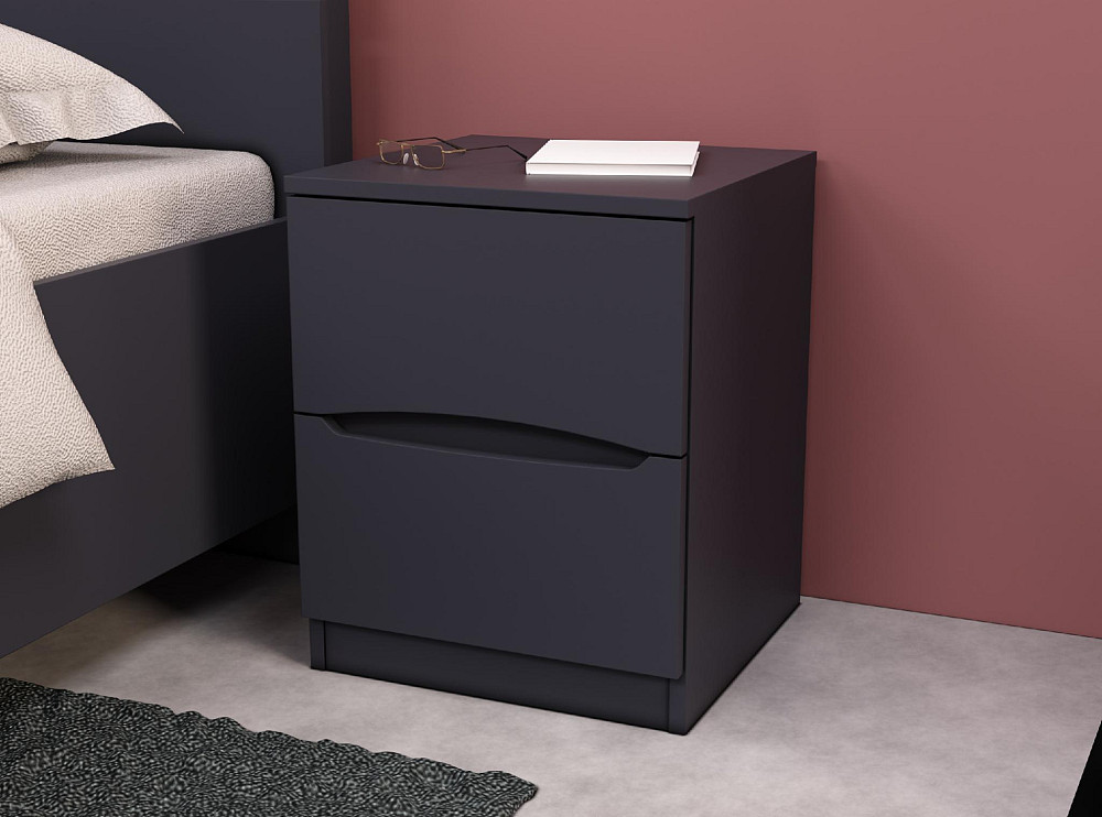 Тумба приліжкова Дельта, Антрацит, 400/400/500 Львів - фото 2