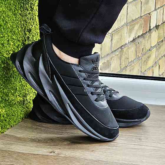 Кроссовки Adidas $harks Мужские Адидас Акулы Черные (размеры: 41,42,43,44,45) Видео Обзор - 34-3 Днепр