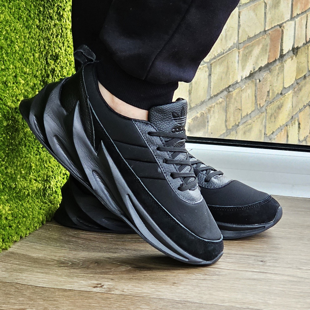 Кроссовки Adidas $harks Мужские Адидас Акулы Черные (размеры: 41,42,43,44,45) Видео Обзор - 34-3 Днепр - изображение 2