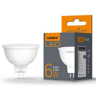 Лампочка TITANUM LED MR16e 6W GU5.3 4100K (VL-MR16e-06534) Винница