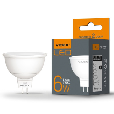 Лампочка TITANUM LED MR16e 6W GU5.3 4100K (VL-MR16e-06534) Винница - изображение 3