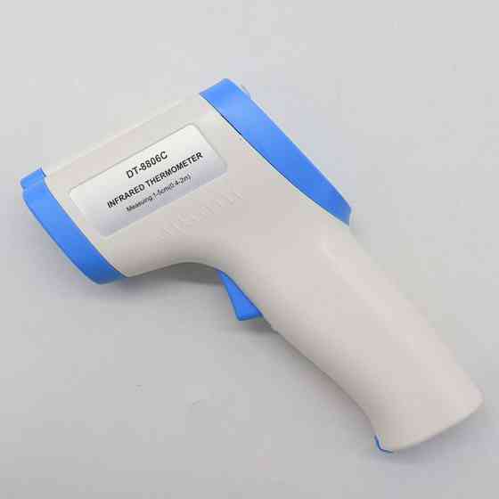 Безконтактний термометр + Подарунок Пульсоксиметр на палець SP2 / Електронний градусник для вимірювання температури Київ