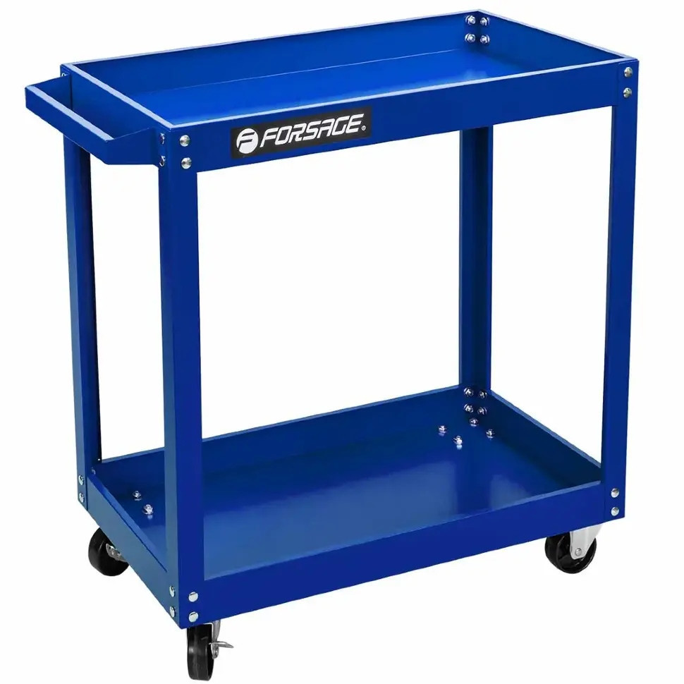 Візок інструментальний 2-х поличний (350х770х820мм, розміри полиць-60х350х700мм) Forsage F-1141342 Одесса - изображение 1