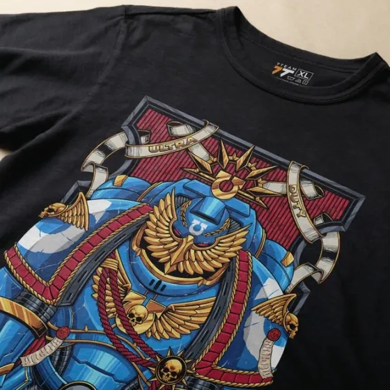 Футболка чоловіча з  принтом WarHammer 40K Ultramarines Розмір 48 Дніпро