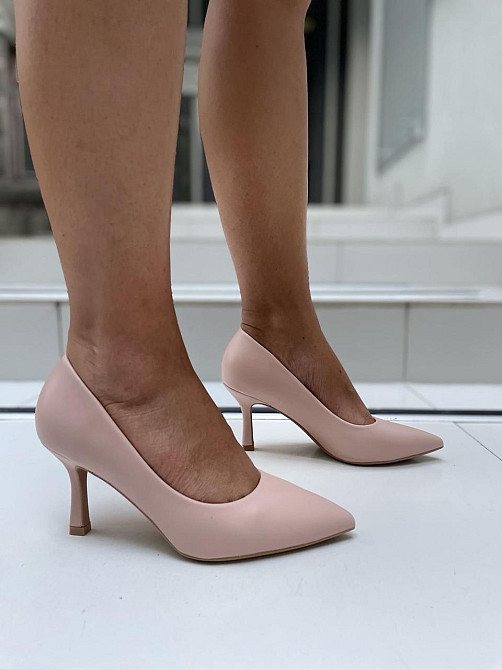 Seastar Туфлі жіночі SEASTAR пудра еко-шкіра каблук 8см (NF-70P 4602) Коломия - фото 7