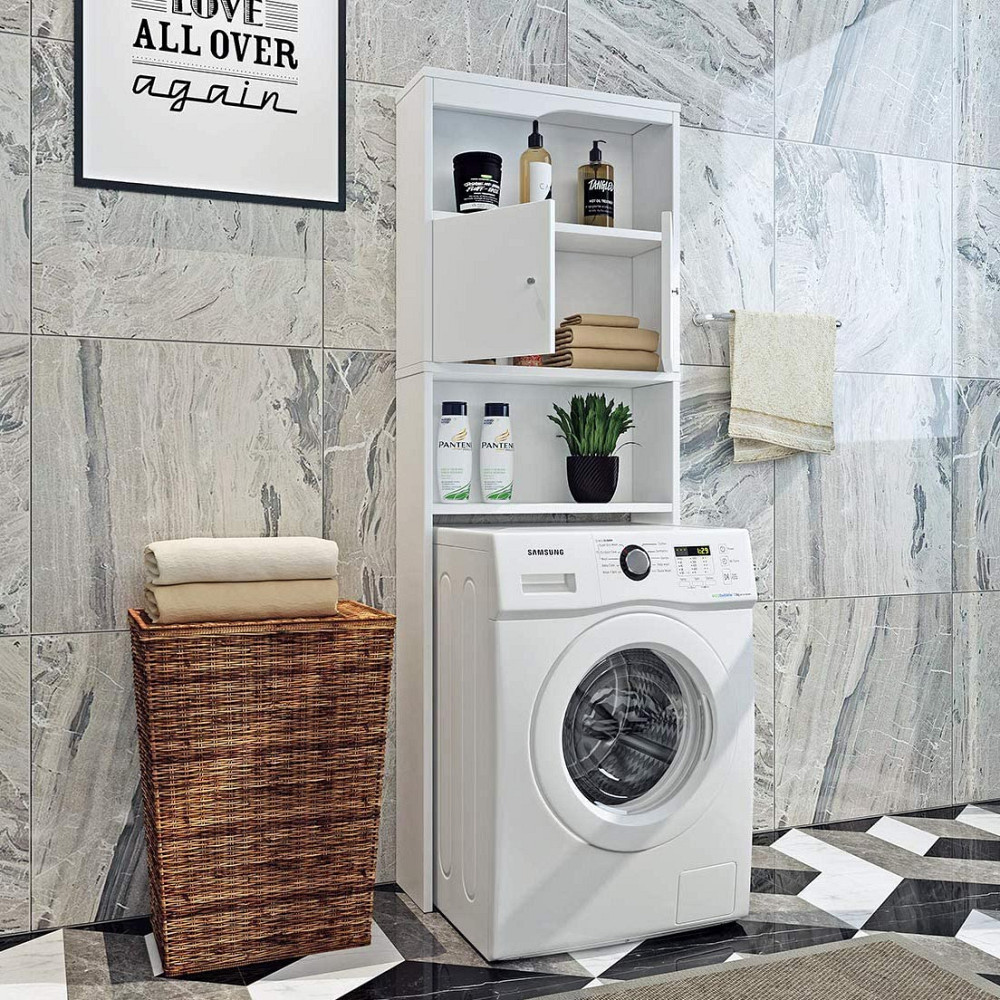 Стелаж над пральною машиною "Дечин" зефір Миколаїв - фото 1