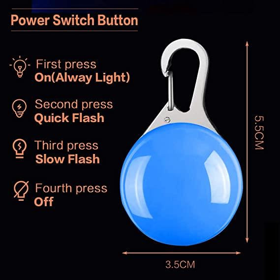 Світлодіодний нашийник YMCCOOL Cat Dog світлодіодні лампи для домашніх тварин для нашийників Дніпро - фото 4