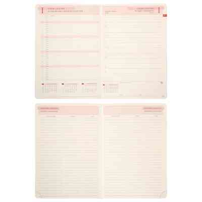 Тижневик Leo planner А5 датований 2026 "Aldento", інтегральний, червоний, 368 сторінок (252671) Вінниця