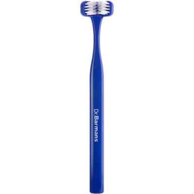 Зубна щітка Dr. Barman's Superbrush Regular Тристороння М'яка Синя (7032572876212-dark-blue) Вінниця