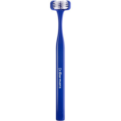 Зубная щетка Dr. Barman's Superbrush Regular Трехсторонняя Мягкая Синяя (7032572876212-dark-blue) Винница - изображение 1