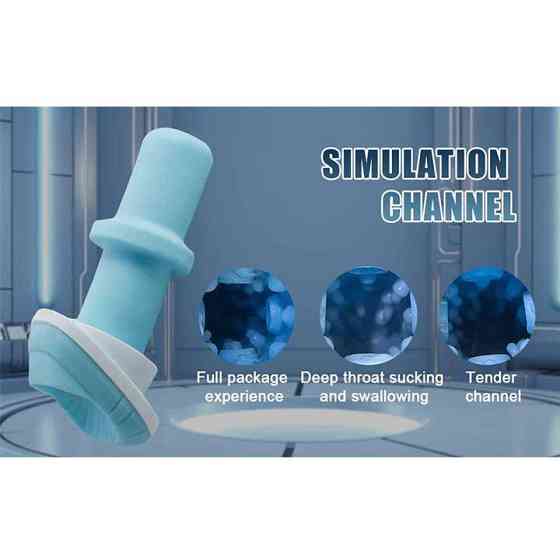 Автоматический мастурбатор Warrior M-100 PRO с поступательными движениями, вибрацией, подогревом и держателем для телефона Винница