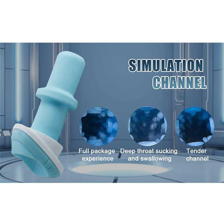 Автоматичний мастурбатор Warrior M-100 PRO з поступальними рухами, вібрацією, підігрівом та тримачем для телефону Вінниця - фото 5